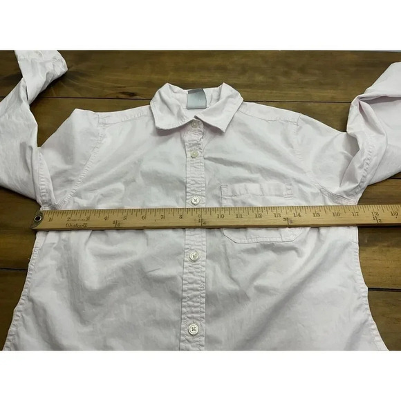 Carhartt For Woman Long Sleeve Button Down Shirt Light Pink Size Medium - Picture 7 of 8